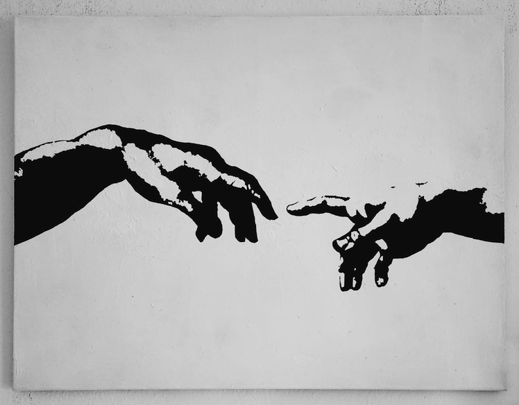 ArteDiAlina.com painting: Divine Touch